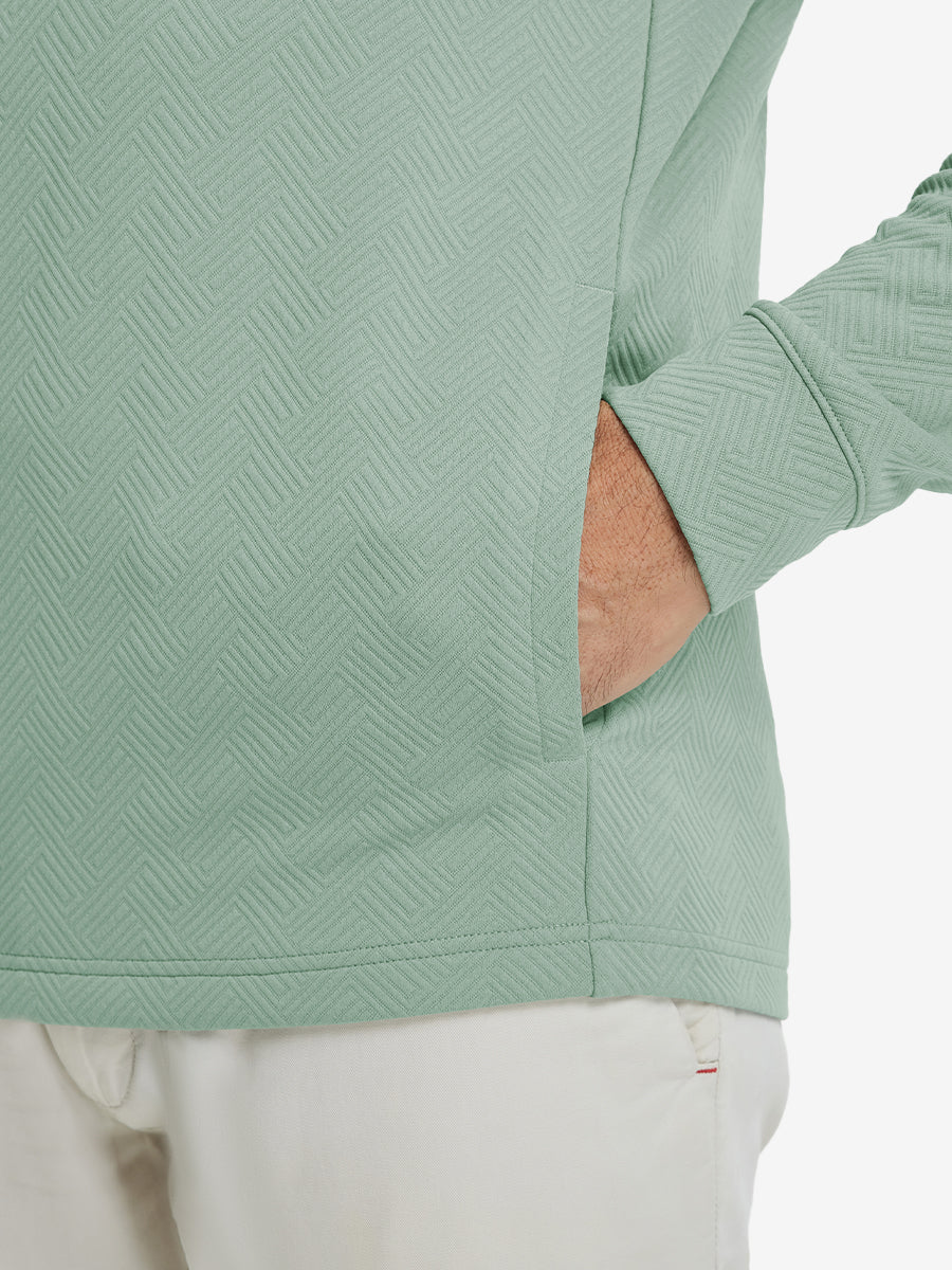Texture Solid Hoodies Pullover